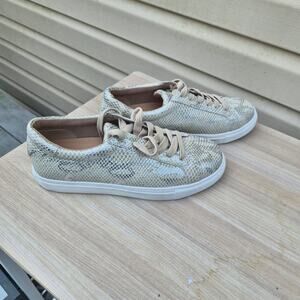 Urban Sport By J/Slides Metallic Snakeskin Sneakers - Womens Sz 7.5w